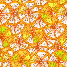 Orange colorful seamless pattern N2