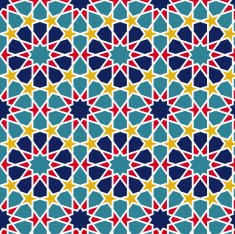 Arabesque seamless pattern N49