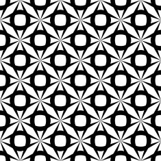 Black and white seamless pattern modern stylish N20