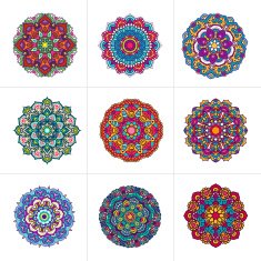 Vector mandala ornaments set N3