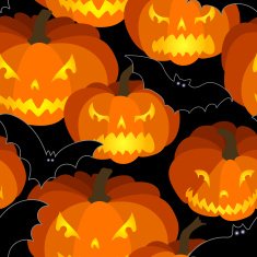 Halloween seamless background N8