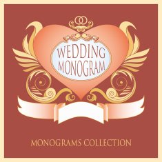 Template wedding monograms