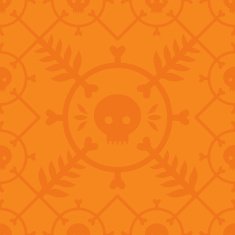 Halloween seamless pattern Vector background N3