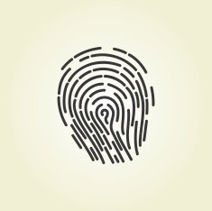 Simple icon Fingerprint
