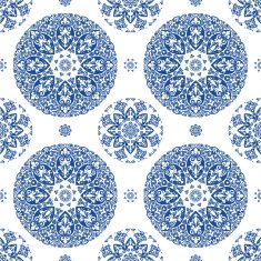 Elegant mediterranian vintage seamless pattern