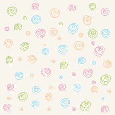 Seamless pattern Casual polka dot texture Stylish doodle N5