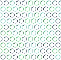 Blue and Green Watter Bubble Pattern on White Background