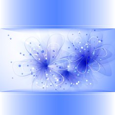 Vector background with flowers N6