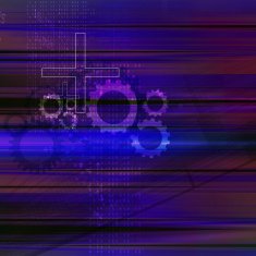 Technology Communication Abstract Background