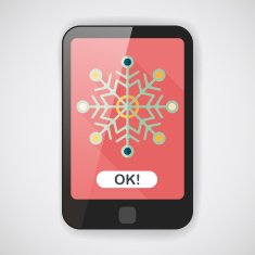 Snowflake flat icon with long shadow eps10 N3