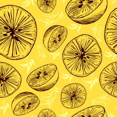 Seamless Orange Pattern N3