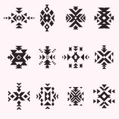Geometric ethnic elements