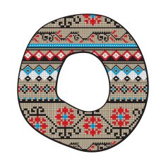 O letter decorated