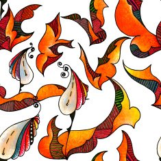 Graphic Floral pattern N2
