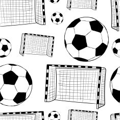 Seamless soccerballs and gate