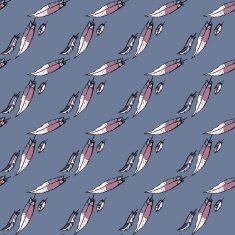 Seamless pattern with feathers N25