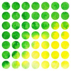 Watercolor set of circles N2