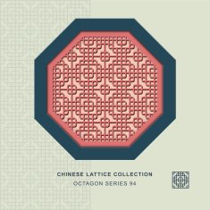 Chinese window tracery octagon frame 94 round corner