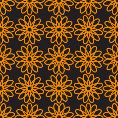 Seamless Pattern with floral ornament N26