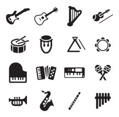 musical instruments icons N3