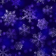 Seamless pattern of snowflakes N10
