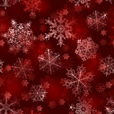 Seamless pattern of snowflakes N12