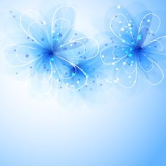 Vector background with flowers N7