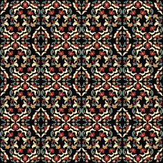 abstract floral pattern N53