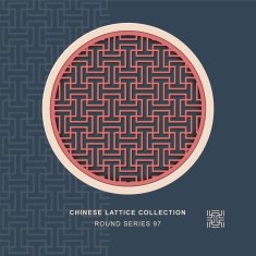Chinese window tracery round frame 97 rectangle geometry