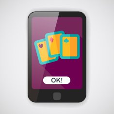 Playing cards flat icon with long shadow eps10 N2