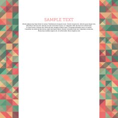 Geometric vector pattern N131
