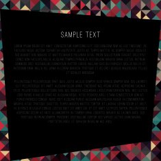 Geometric vector pattern N161