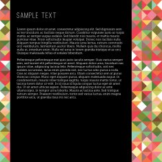 Geometric vector pattern N167