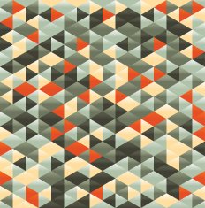 Geometric vector pattern N191