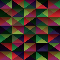 Geometric vector pattern N198