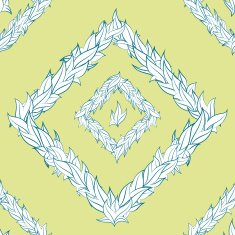 Vector pattern of leaves N7
