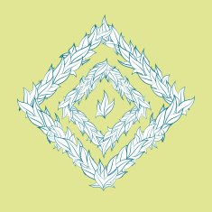 Vector pattern of leaves N8