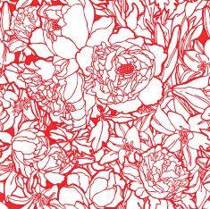 Seamless pattern with flowers rose N10