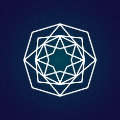 Sacred geometry illustration