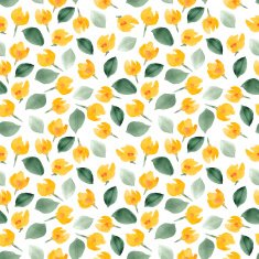 floral watercolor pattern vector background for your design N2