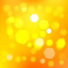 Sunny honey yellow orange abstract summer bokeh background