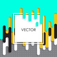 vector set with abstract background paint pouring around square N2