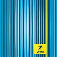 Caution wet floor icon Human falling symbol