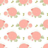 Seamless texture with asters N13