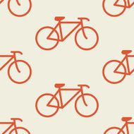 Bicycle seamless pattern N14