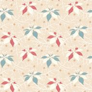 flowers on a beige background