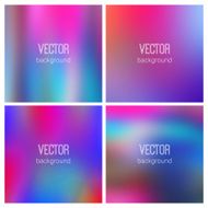 Abstract blurred vector backgrounds Elements for website or presentation Bright illustration N2