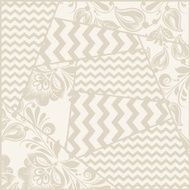 Vector vintage seamless patchwork pattern
