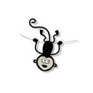 Funny monkey for your design N2