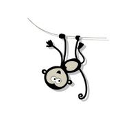 Funny monkey for your design N5
